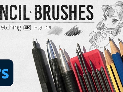 Pencil Brushes for Sketching