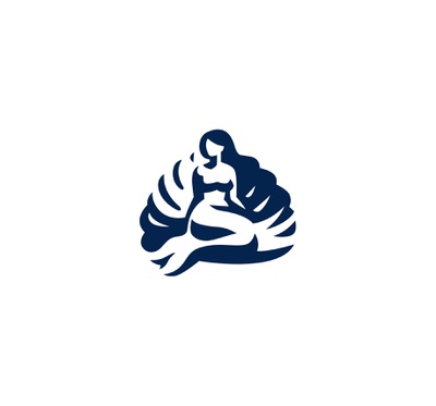 Mermaid logo logo mermaid sea shell