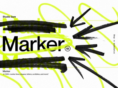 Marker – 500 Scribbles, Lines & More