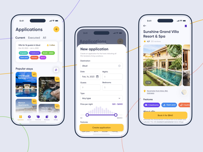Booking Service Mobile App design: iOS Android ux ui designer android android app design android app designer app app design app interface app interface designer app ui design app ui designer application application design apps ui design ios iphone mobile mobile app mobile app design mobile applications design mobile ui mobile ui designer